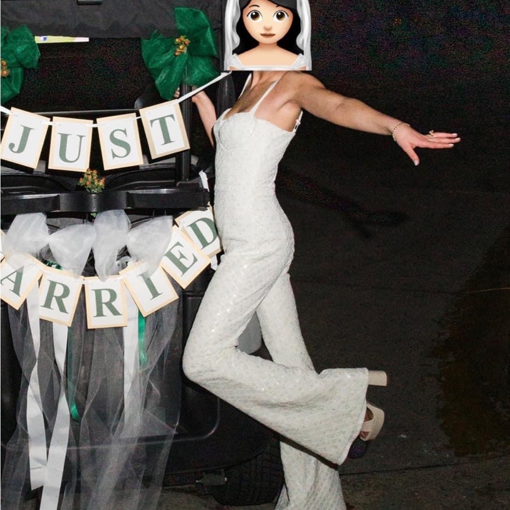 HAILEY WHITE JUMPSUIT from NADINE MERABI